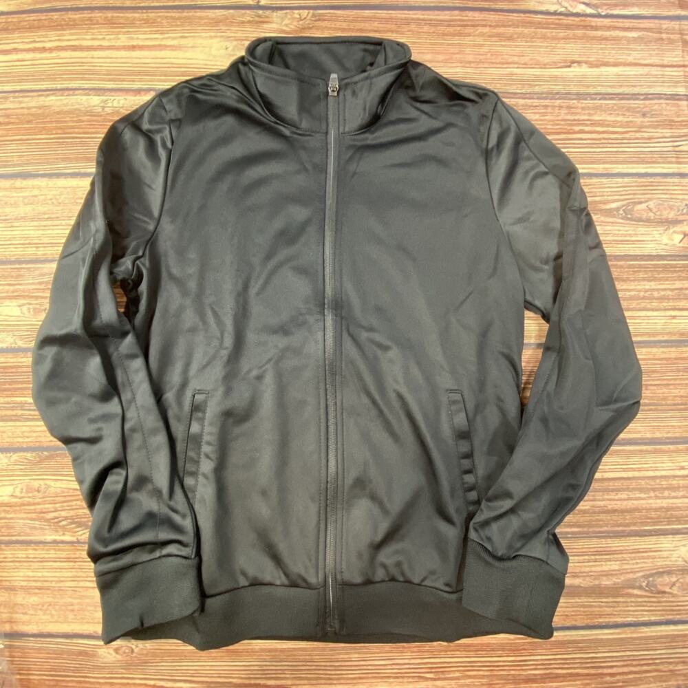 Sport Tek Women's Full Zip Black Lightweight Jacket Sz M Activewear